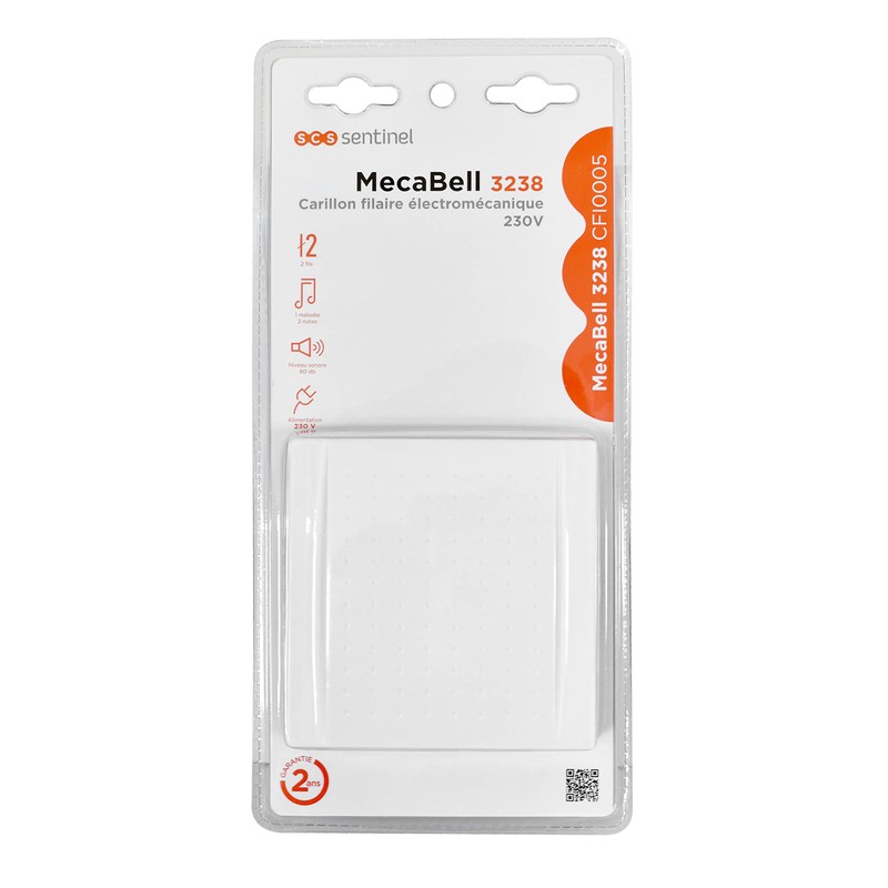 SCS SEN4137428 Wired Doorbell 230 V White