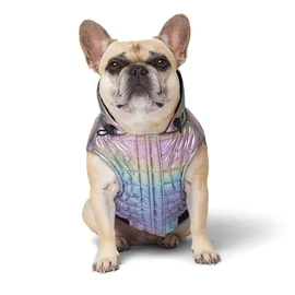 Canada Pooch Iridescent Shiny Puffer Vest for Dogs, 3X-Small