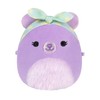 Micromallows Squishmallows Original Plush 5-Pack - Lavender Bear, Dragonfruit Fox,