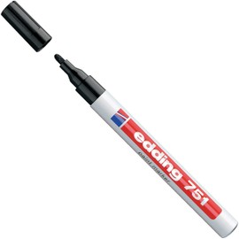 Edding Paint Marker 751 (5 Pens, Black)