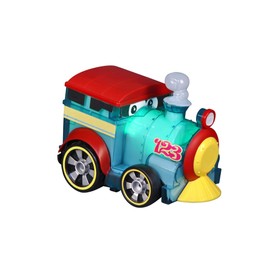 Bburago B16-89005 BB Junior Push & Glow Light Up Preschool Toy Train Vehicle, Multiple Colours