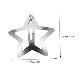 VICASKY 10Pcs Metal Star Hair Clips for Cute Decorative Star Hairpins Sturdy Safe Mini Hair Accessories for Little Hairstyles