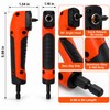 90 Degree Right Angle Drill Bit Adapter, Quick-Change Screwdriver Bit