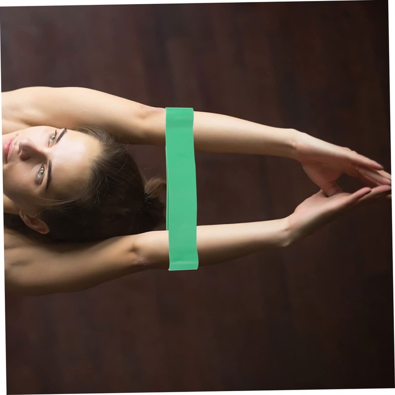 Kisangel 2pcs Latex Resistance Band Set 61x2.9x0.45cm Strength Training Bands