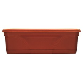 Southern Patio 24" Medallion Window Box, Terra Cotta