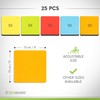 2DOBOARD 25 Magnetic Notes - Magnetic Sticky Notes 3 x