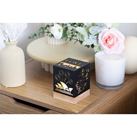 GLEESMITH: Australian Souvenir - Compact USB Powered Desk lamp with Australia's Landmarks and Icons, Souvenir Letter in an Envelope, and Gift Box