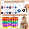Mishopy 110 Pcs Dog Party Favors set Paw Print Party