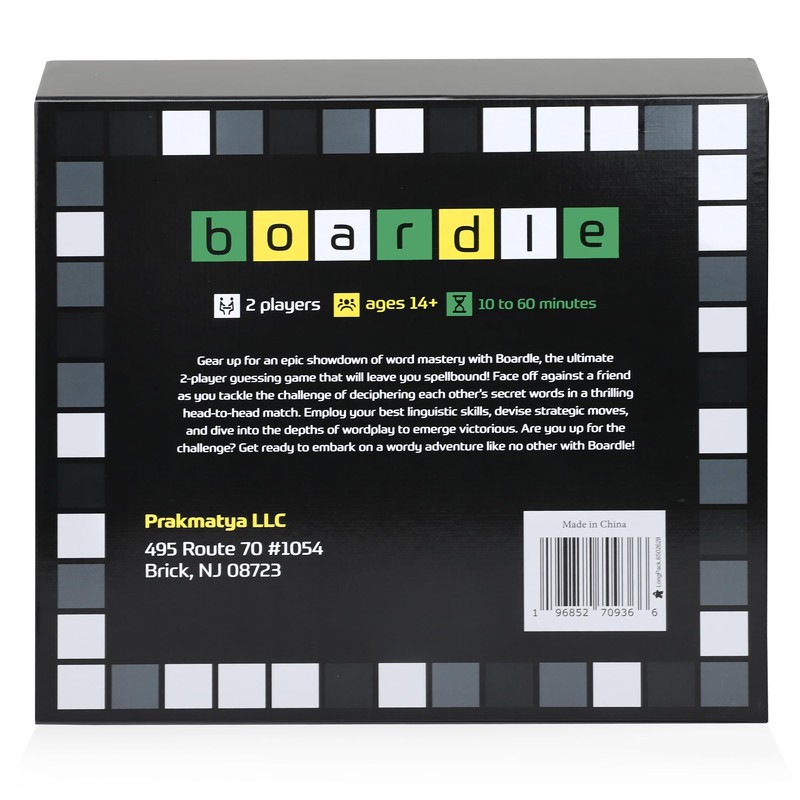 Boardle – Wordle-Inspired Word Game Board for Adults, Families &