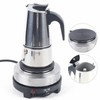 Xuthusman 200ml/300ml/450ml Mocha Coffee Pot+Electric Stove Espresso Coffee Maker Stainless
