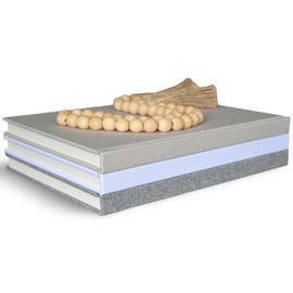 Premium Large Linen Covered Decorative Books, Linen Coffee Table Books for Home Decor, Set of 3 Faux Decor Books (Beige, White, Grey)