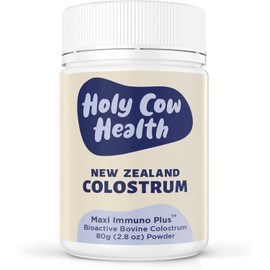 Colostrum Powder by Holy Cow Health - Pure, Undiluted + Highly Bioactive - Ethically Sourced from New Zealand - Supports Gut Health, Immunity + Overall Well-Being
