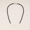 GAVU Yin Yang Black Onyx Pearl Necklace for Men, Stone,