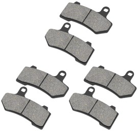 OuYi Front and Rear Brake Pads Compatible with Harley Touring FLHTCU Ultra Classic Electra Glide 2008-2015/FLHTC Electra Glide Classic 2008-2012/FLHRC Road King Classic FLHT Electra Glide Standard