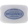 Tsukineko Brilliance Ink Pad, Starlite Silver,BIP93