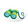 CafePress Binoculars Sticker Oval Car Bumper Sticker