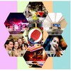 CAASFOOY 200 Pieces Microphone Covers, Non-Woven Microphone Cover for Recording,