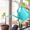 Fasmov 1-Gallon Plastic Watering Can with Comfortable Handle, Garden Watering