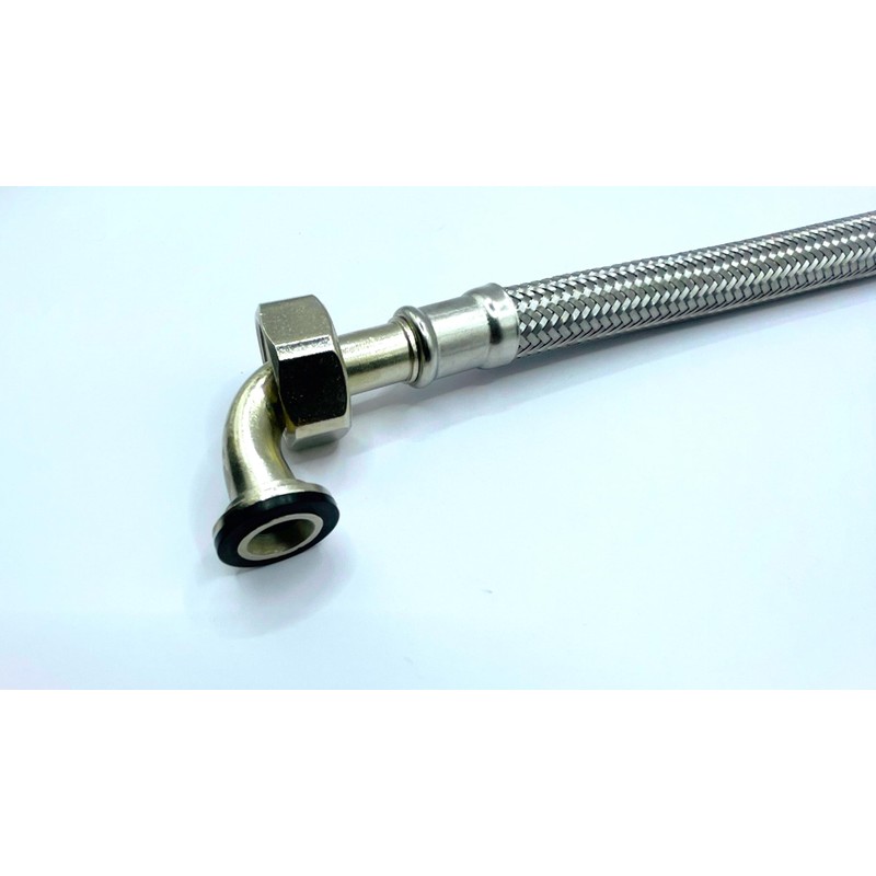 Flexi Tap Connector 15mm x 3/4" BSP Bent Easy Connect