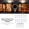 12Pcs Wall Mount Standoff Screw Stainless Steel Mounting Screw for