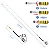 janz 24 FT, Aluminum Telescoping Pressure Washer Wand with 2