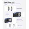 VCE RJ45 Crimper Pass Through, Ethernet Crimping Tool for Cat6