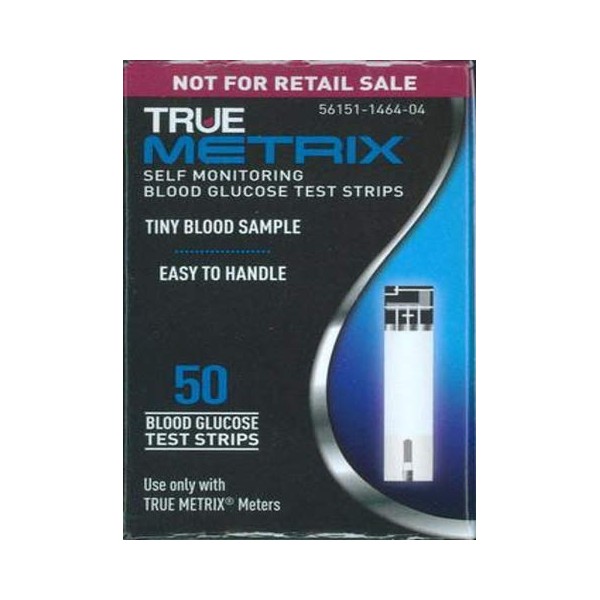 True Metrix Blood Glucose Test Strips 50ct Box, Pack of 6-300ct Total