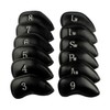 Golf Iron Head Covers Numbers Synthetic Leather Headcover Deluxe Value