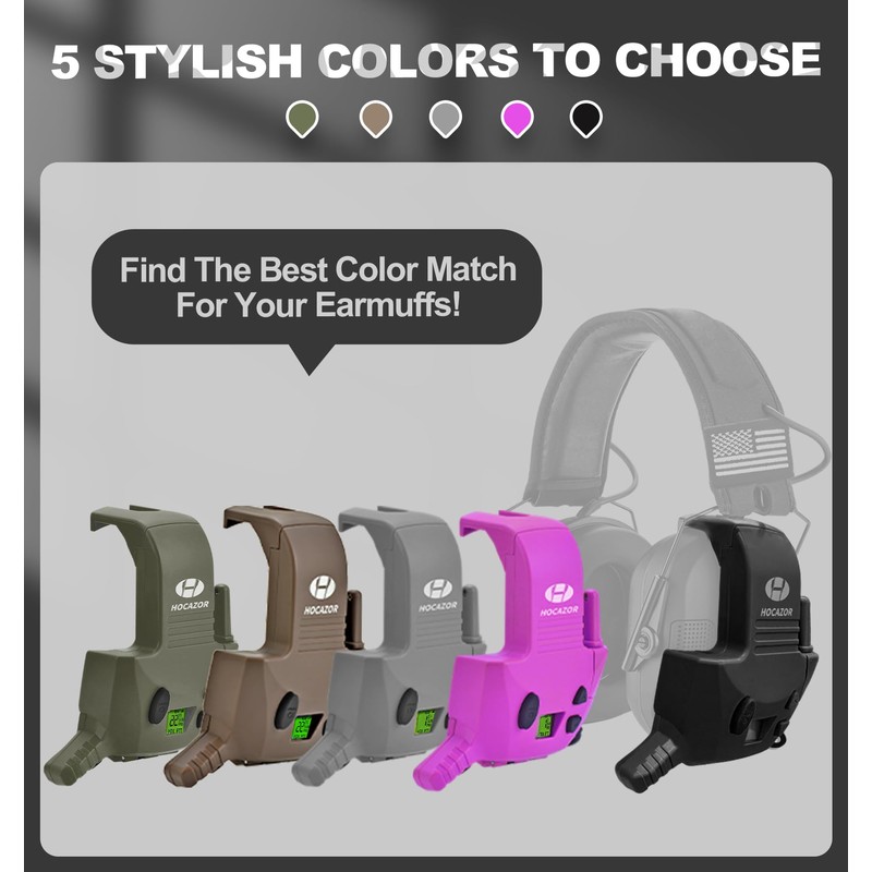 Hocazor 2 Pack W01 Walkie Talkies Compatible with Walker's Razor