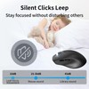 SHUNJINRUN 2.4G Silent Ergonomic Wireless Side Button Mouse Black