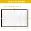 Tarpaulin Waterproof Transparent with Eyelets 2 x 2 m, Transparent