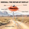 2 Pcs Sidewall Tire Repair Kit, Tire Puncture Repair Kit