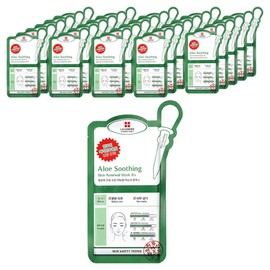 Leaders InSolution Aloe Soothing Skin Renewal RX Mask Pack 25ml, 40 pieces, 1 pack / 리더스 인솔루션 알로에 수딩 스킨 리뉴얼 알엑스 마스크팩 25ml, 40개, 1개입