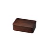 Tsumiya 30468 Wood Grain Coating Single Tier Lunch Tochi Wood