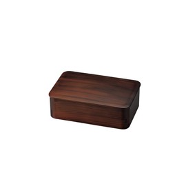 Tsumiya 30468 Wood Grain Coating Single Tier Lunch Tochi Wood Grain 23.6 inches (600 mm)