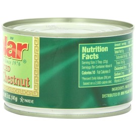 MW Polar Canned Vegetables Water Chestnuts, Sliced, 8 Ounce, (Pack of 12)