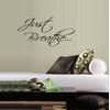 JUST BREATHE #2 LRG~ WALL DECAL, HOME DECOR 18" X