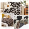Ergocar Boho Cuddly Blanket, Fluffy Blanket with Tassels, Thin and