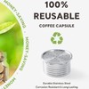 Stainless Steel Coffee Capsule Reusable Coffee Pods Eco Friendly Refillable