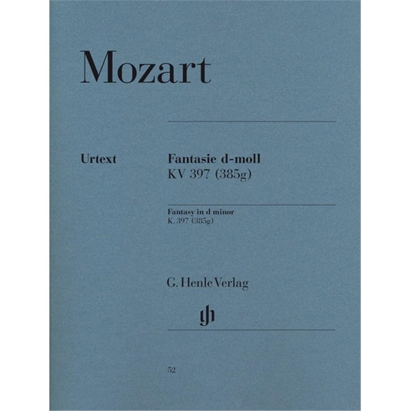 Fantasy D Minor Kv397 (385G) (Multilingual Edition)