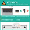 MOSISO Keyboard Cover with Solid Texture Compatible with MacBook Air