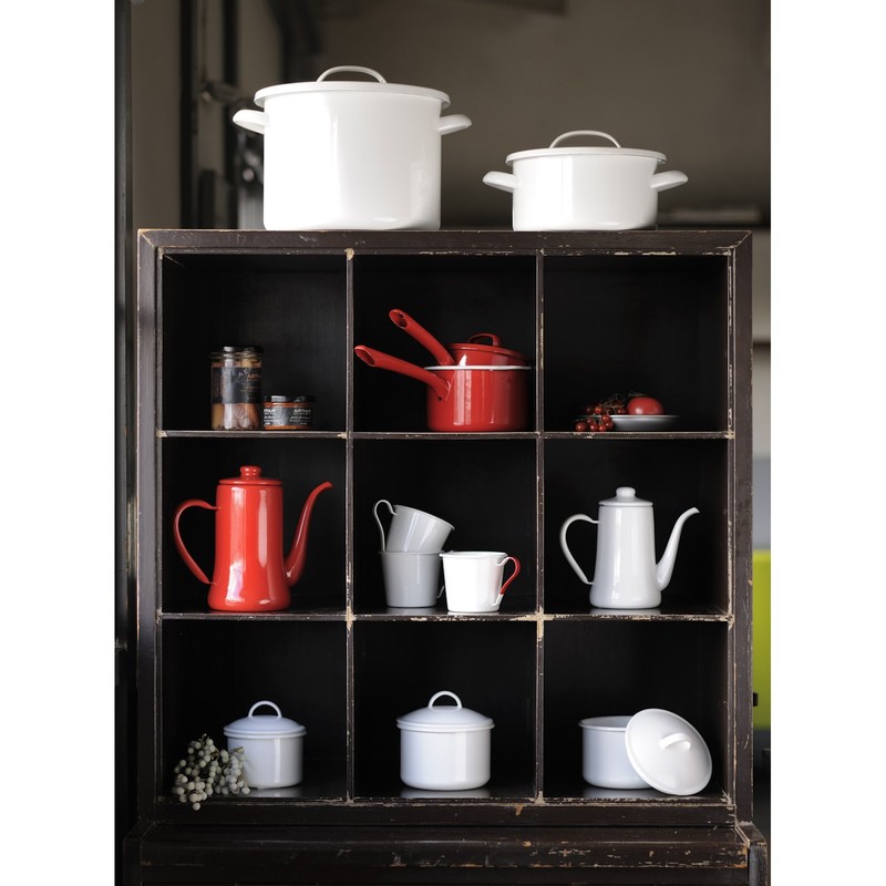 月兎印 マグカップ コーヒーカップ ホワイト 琺瑯 300ml