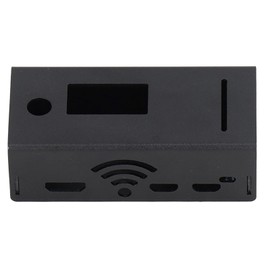 Black Protective Case for Raspberry Pi Aluminum Alloy Enclosure MMDVM Expansion Board Protective Case Heatsink Case