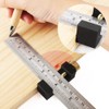 O'skool Ruler Stops Fences Marking Gauge Stop With Scriber,Aluminum Ruler