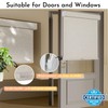 Persilux Blackout Roller Shades for Window Blinds,Cordless,Linen Fabric,Thermal Insulated Fabric