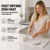 Kitchen Drying Mat Combo - Diatomite Mat - Dish Scrubber