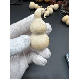 31×24×61mm Jade Bamboo Carved Gourd