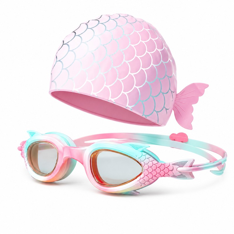Kids Swimming Goggles for Pool Training – Anti-Fog Adjustable Fit