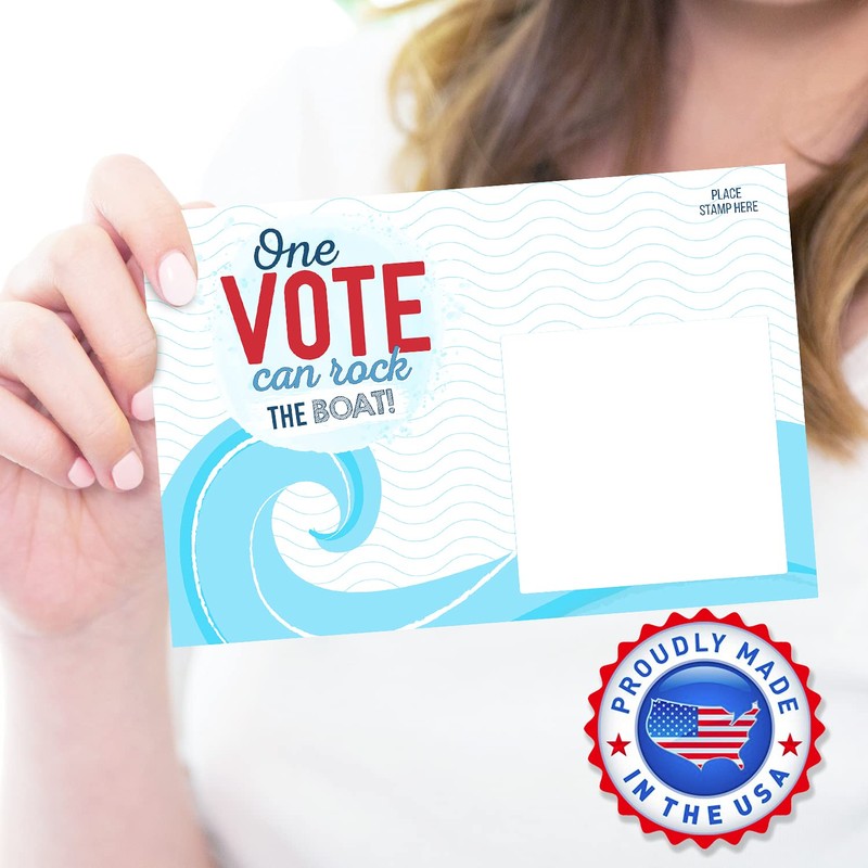 T MARIE 100 Bulk Voter Postcards 4x6” - One Vote