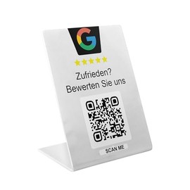 Rating NFC & QR Stand/Display/Sign for Google Restaurant, Shop, Law Firm, etc.